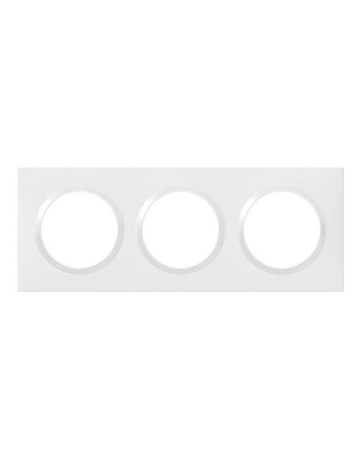 LEGRAND Dooxie Plaque triple blanc - 600803