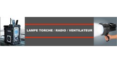 Lampe torche / Radio / Ventilateur